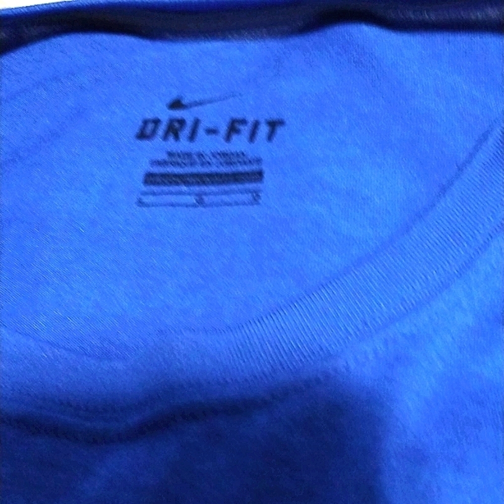 Nike blue long sleeve L - Picture 2 of 2